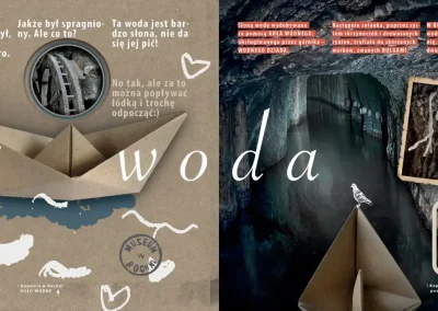 Solna Odyseja, strona z opisem wody w kopalni