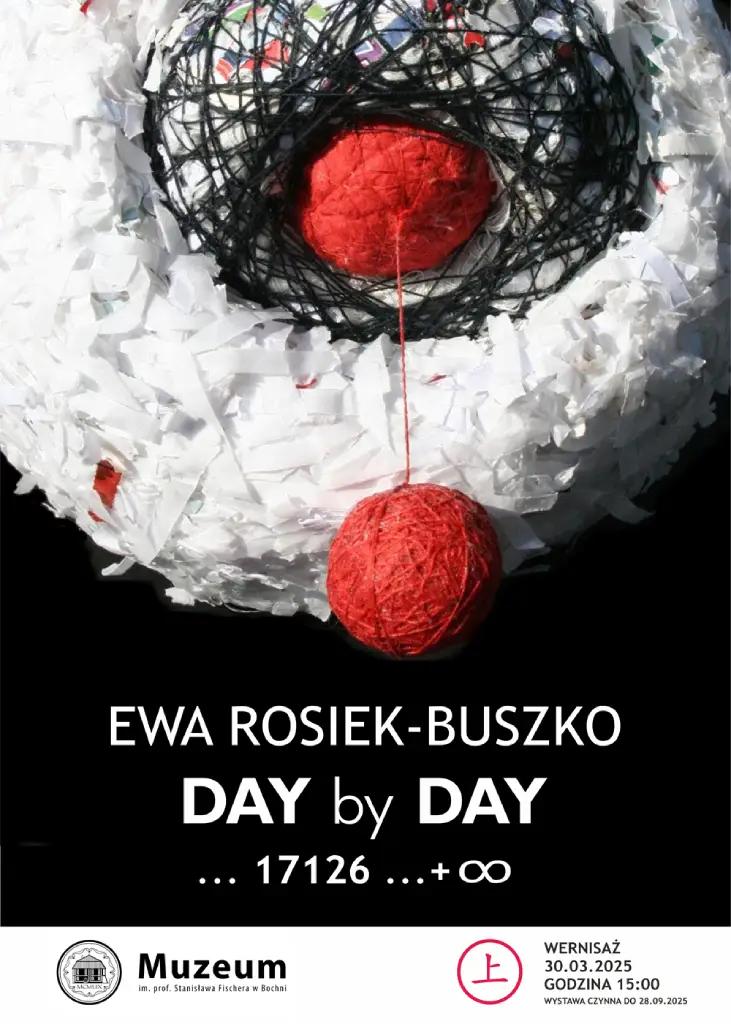 Plakat wystawy Ewa Rosiek-Buszko Day by Day