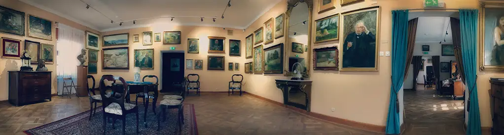 Ekspozycja artystyczna w bocheńskim Muzeum im. prof. Stanisława Fischera.