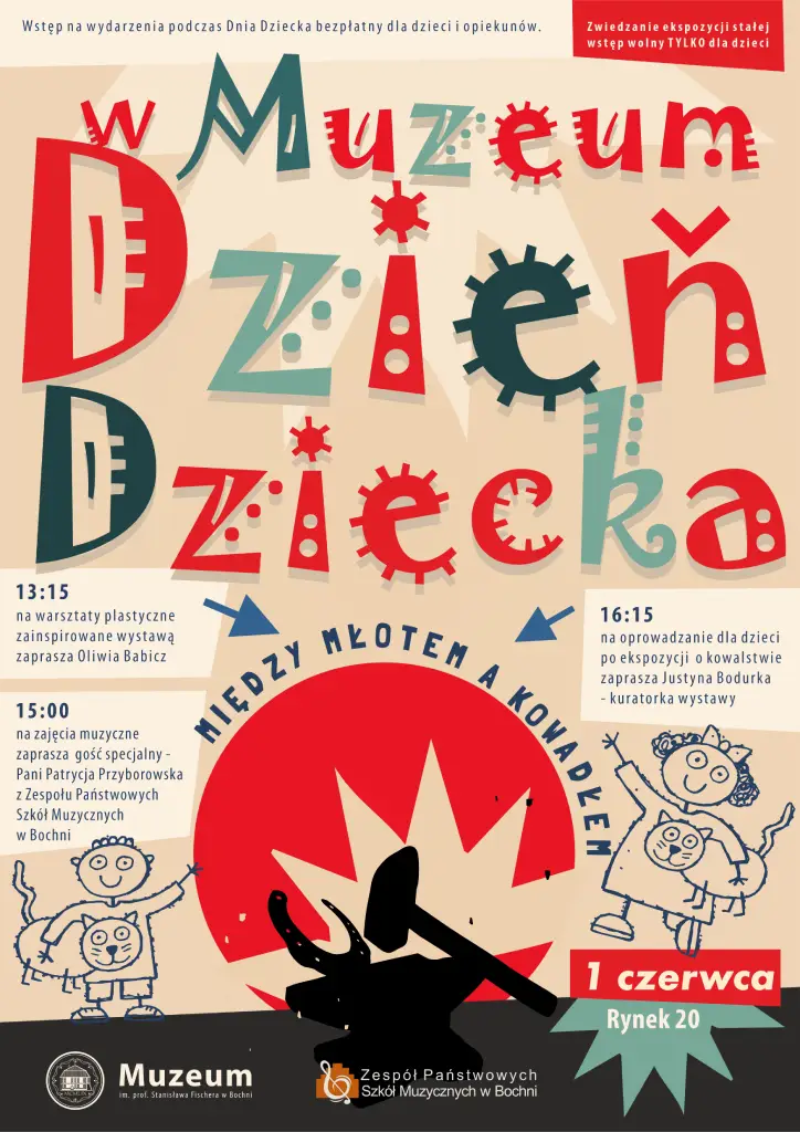 Dzień Dziecka 2025 w Muzeum , wystawa kowalstwa.