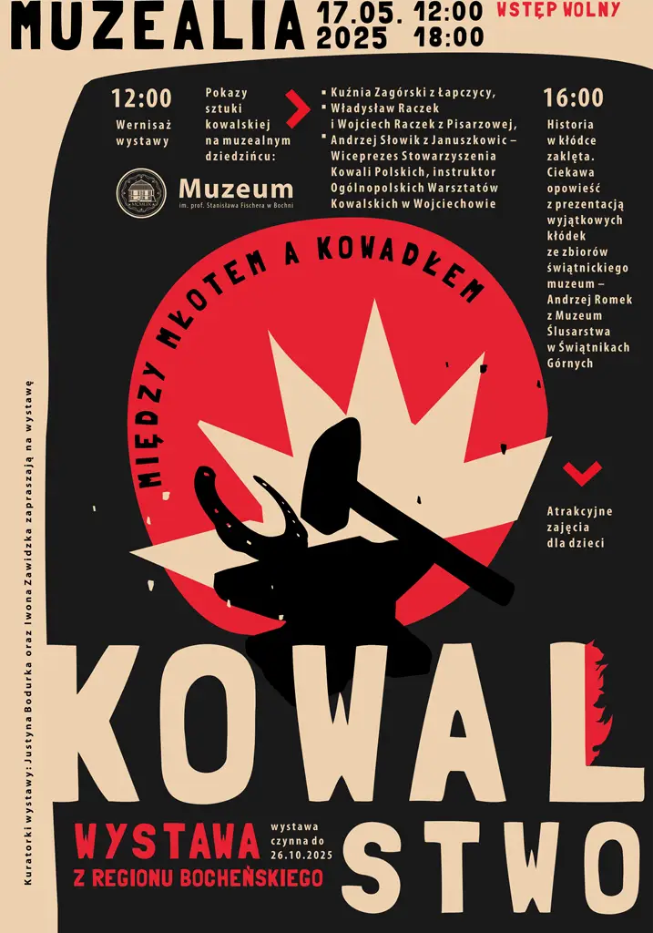 muzealia 2025 plakat na wystawę kowalstwa
