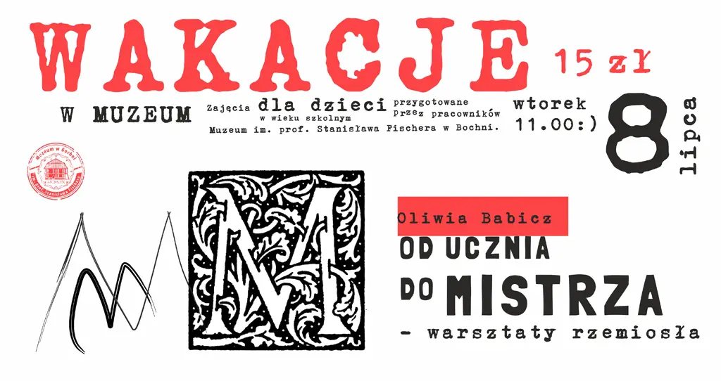 wakacje w muzeum od ucznia do mistrza