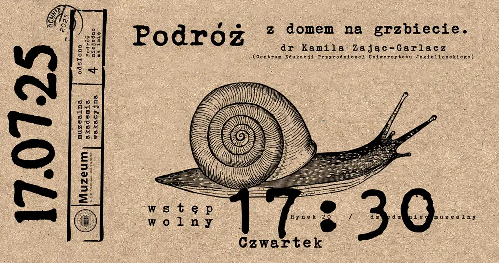 Muzealna Akademia Wakacyjna 2025. Podróż z domem na grzbiecie