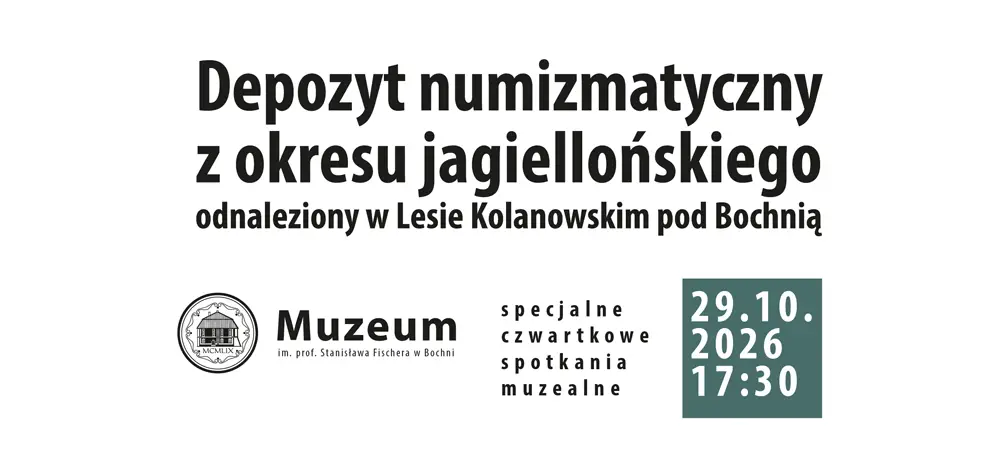 Specjalne Czwartkowe Spotkanie Muzealne 29.10.26 / 17:30